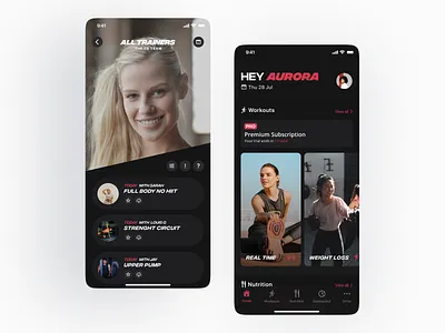 Fitness app 🏃‍♂️ app ar app branding design illustration logo mobile app mobile application ui ux