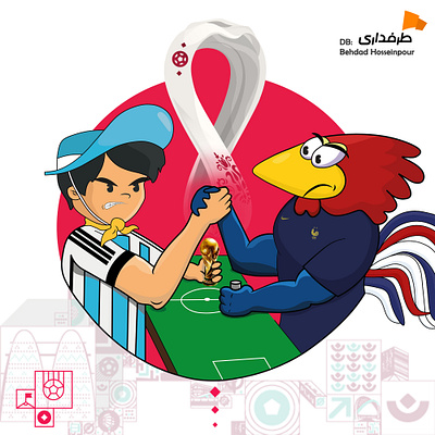FIFA World Cup Qatar 2022 Final argentina fifa world cup fifa world cup qatar 2022 final football france illustration soccer