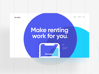 Rentable website/mobile app design exploration branding dashboard design figma graphic design ios landing landing page layout pitch pitch deck presentation product design ui uiux ux web web design website websitedesign