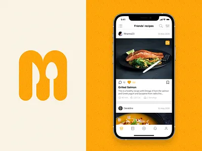 MerryKitchen - Social network of recipes 🧑‍🍳 app ar app branding design illustration logo mobile app mobile application ui ux