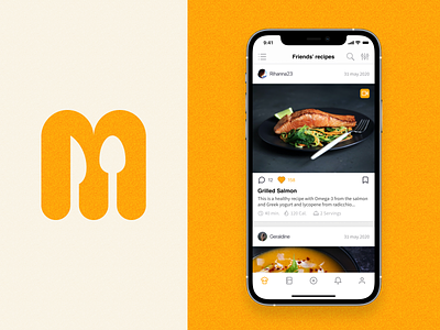 MerryKitchen - Social network of recipes 🧑‍🍳 app ar app branding design illustration logo mobile app mobile application ui ux