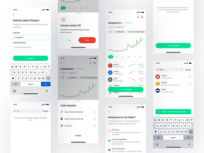 Stocks Watchlist Details Pages app creative crypto design digital finance fintech mobile app product stocks trade ui watchlist