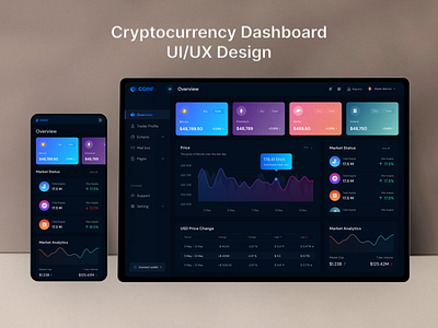 Cryptocurrency Dashboard UI/UX Design by Masum Billah for ITO Team on ...