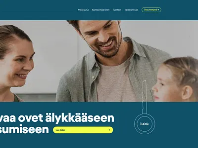 iLOQ - Website Fold Concept concept web design website fold