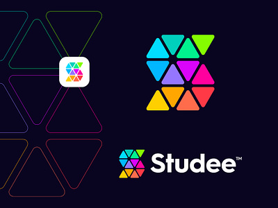 Studee - Logo Design bee branding colorful colors creative logo educate lettermark logo logo design logo gradient logo startup monogram platform s studee study visual identity design