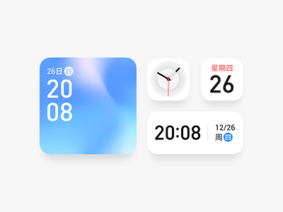 Icon & Clock And Calendar app branch date icon second surface time ui ux wallpaper watch week