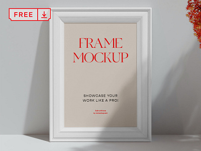 Free Mini Frame with Flower Mockup branding design download frame free freebie identity illustration logo mockup poster psd template typography