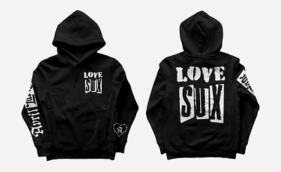 Avril Lavigne - "Love Sux" Tracksuit abstract apparel avril lavigne cold design distrss grit grunge hoodie licensing love merchandise punk rough shirt streetwear sweatpants texture tshirt typography