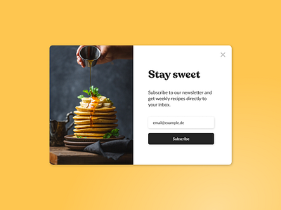 Daily UI 016 - Pop-Up / Overlay design ui