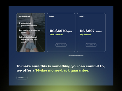 2hrDays // Pricing accountability branding clean coaching design digitaldesign dribbblers figma minimal modern shotoftheday success ui uxui webdesign webflow webflowdesigner