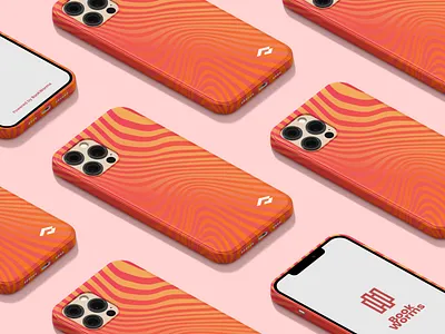 PITAKA Playoff - Design a Pattern - Dribbble Challenge - Orange adobe xd design figma fiverr freelance illustrator mobile case design mobile case patterns mobile cover design mobile cover patterns mobile design mobile pattern design photoshop remote ui uiux upwork ux web design