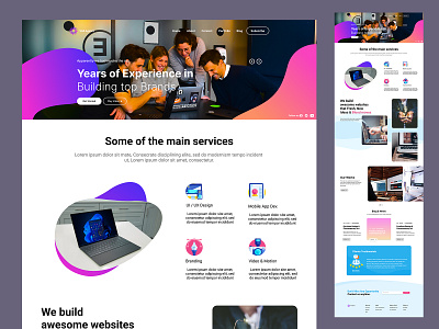 Web Agency Website UI Templated Design appdesign branding figma graphicdesign landingpage mobiledesign productdesign prototype templatedesign ui uidesign userexperiencedesign userinterfacedesign ux uxdesign uxresearch visualdesign webdesign webdevelopment wireframes