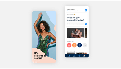 Salon App UI/UX 3d animation graphic design salon app salon ui ui uiux design of salon app