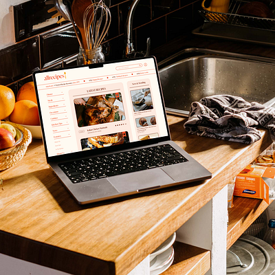 Recipe Website Concept Design ui ux website website concept