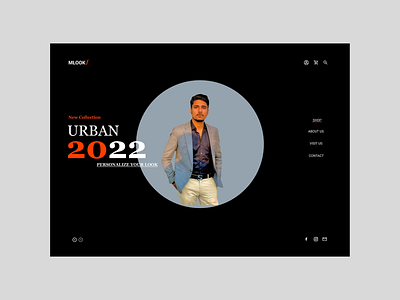 landing page for clothing brand animation branding design figma graphic design illustration landing page design photoshop prototyping ui uiux design user experience design user interface design ux webpage design