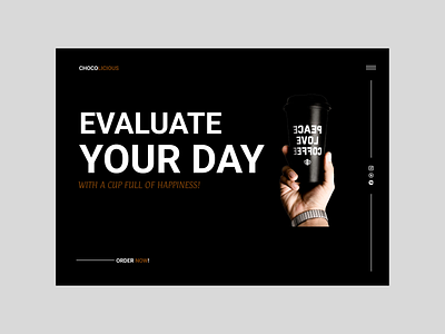 landing page for coffee shop branding design figma graphic design illustration landing page design photoshop ui uiux design user experience design user interface design ux webpage design