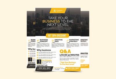 Corporate Business Flyer Design Template 3d animation bookcover branding canva flyer church flyer design corporate flyer design creative flyer design design designer drugs food flyer design graphic design illustration leaflet design logo motion graphics party flyer ui vector