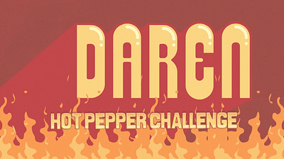 Daren - Hot Pepper Challenge 2d animation character design design illustration motion graphics vector