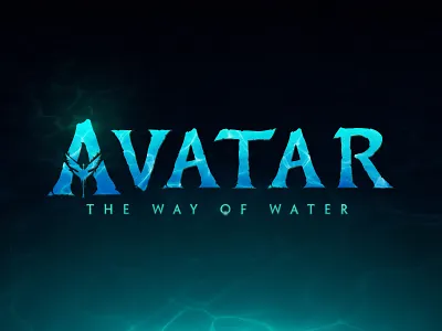 Avatar - The Way of Water Title Poster avatar made in figma movie poster typography