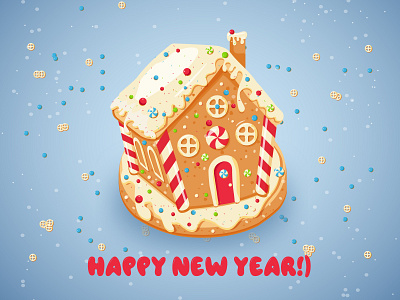 Illustration Congratulations for the New Year!) branding design graphic design illustration motion graphics vector