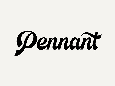 Pennant Script Refresh coffee custom type lettering logo logotype script typography wordmark