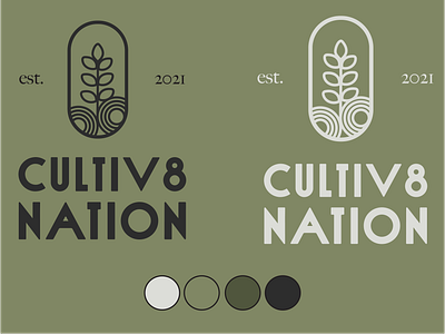 Cultivate Nation Brand Pack branding design graphic design illustration logo typography