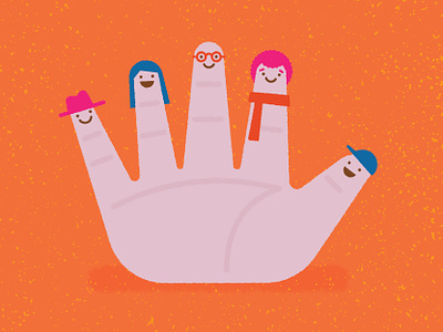 Volunteers chris rooney faces fingers glasses hand hat illustration people scarf smile thumb volunteer volunteering volunteers willing