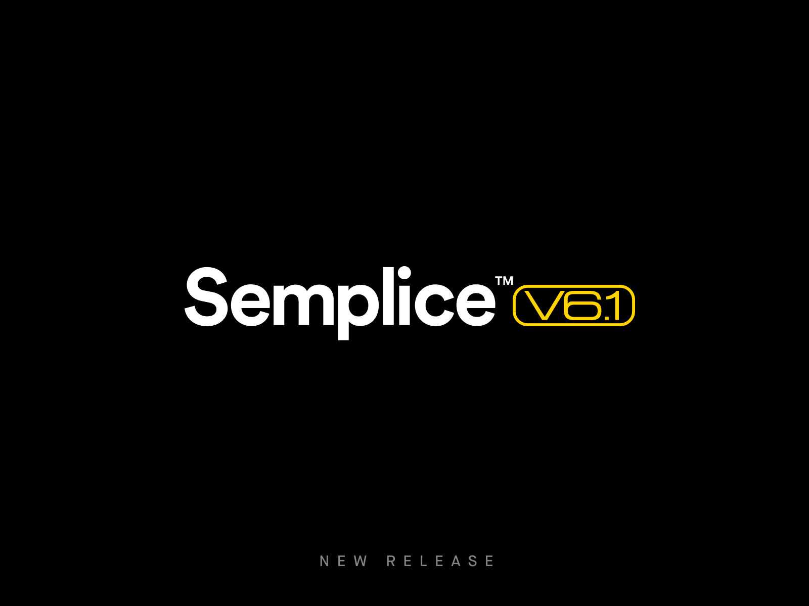 NEW SEMPLICE RELEASE: V6.1