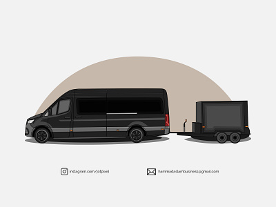 Van Illustration in Adobe Illustrator adobe illustrator car illustration flat illustration graphic design illustration illustration design illustrator van illustration vector vector art vector art illustrator vector artwork vector design vector illustration vector illustrator vector van illustration