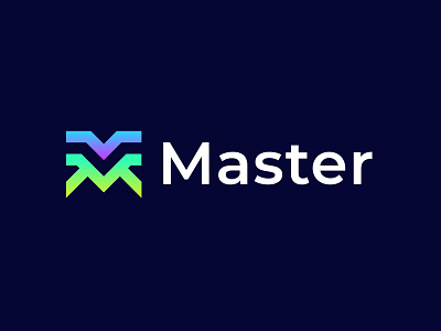 Master - letter M fintech logo design a b c d e f g h i j k l m n blockchain branding crypto design ecommerce finance fintech futuristic gradient letter letter m lettering logo logo design logo designer m o p q r s t u v w x y z technology