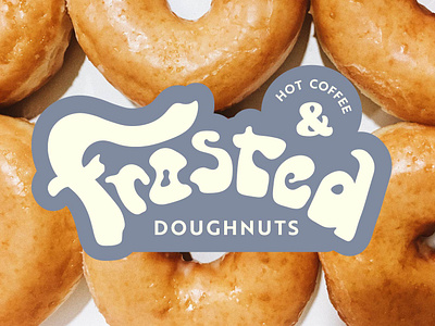 Bakery Branding Frosted Doughnuts Main Logo Secondary Colors bold bakery bold doughtnuts branding color palette donuts frosted doughnuts graphic design logo design main logo minimal secondary logo