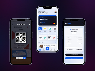 Alimbank Mobile App - QRIS animation app apps bank bankingapp branding figma mobile mobileapp ui uimobile uimobileapp uiux uiuxmobile ux uxapps uxmobile uxmobileapp uxmobileapps web