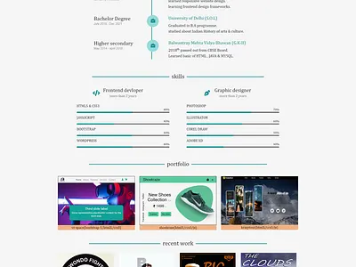 portfolio website bootstarp5 branding css figma portfolio website ui website wordpress