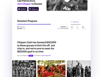 World Cup Campaign Marketing Site - Chipper x Visa x FIFA /Sub/