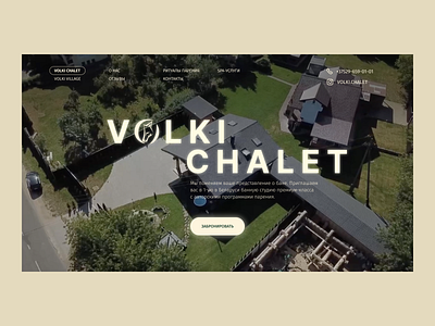 VOLKI clean design minimal typography ui web website