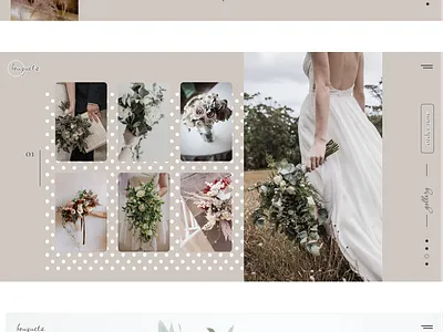 Website design for flower shops animation design graphic design illustration ui ux vector