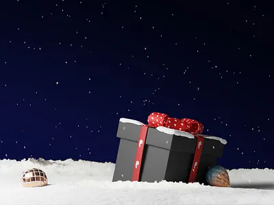 Happy New Year🎄 3d branding christmas gift happy holiday illustration logo merry new path snow xmas year