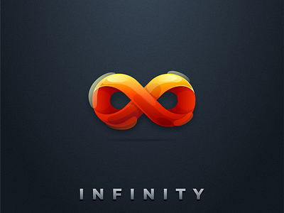 Infinity Logo Design brand branding colorful design identity infinity logo simple
