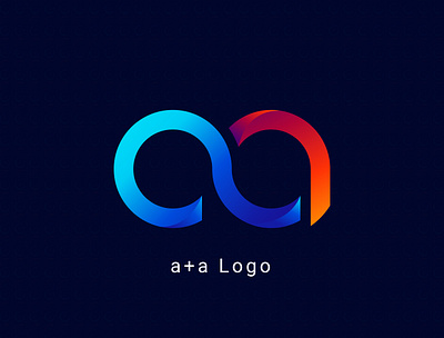 Modern a+a logo design 3d a logo aa logo aa logo branding creative logo crypto freelancer gradient logo iconlogo ill illustration logo logo design logomark modern modern logo nft logo ogodesigner symbol