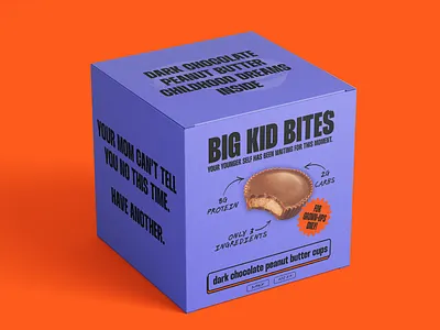 Big Kid Bites | Protein-Packed PB Cups branding design graphic design logo print design vector