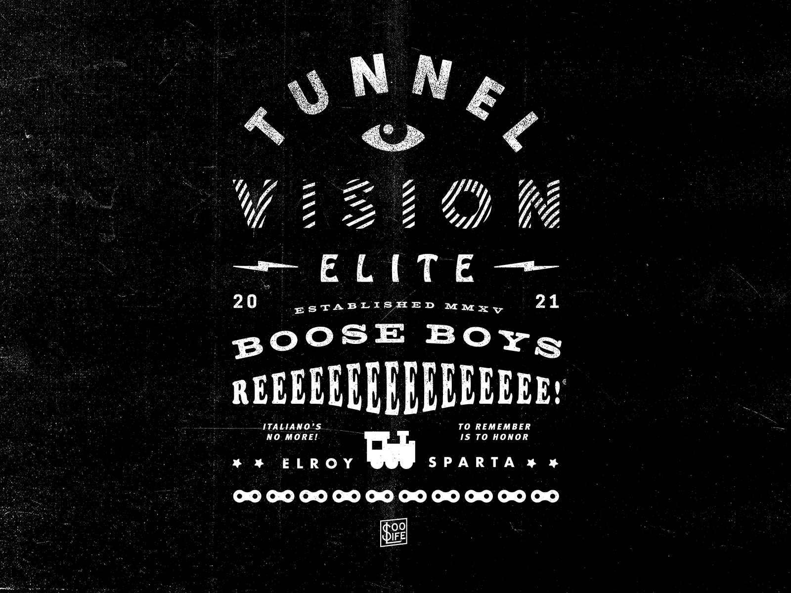 Tunnel Vision Shirt biking boose caboose cycling gravel mockup shirt team tshirt wisconsin