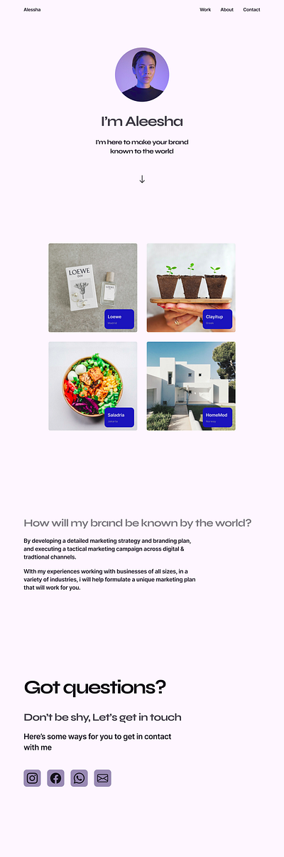 Hephaestus #1 - Brand Manager Portfolio Website Design bootstrap css design html landing page ui web design website