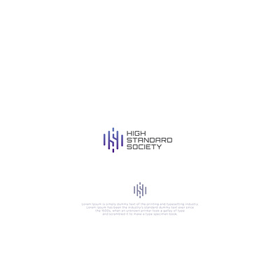 High Standard Society branding class classic clothing designs fashion high line work logo logos