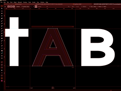Type Design 34 2d art artwork design font fontlab graphic design lettering modern type design typeface typography vector