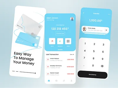 Banking Mobile App android animation android app animation app app design design finance finance app interaction ios animation ios app mobile animation mobile app design motion motion design ui uiux user experience user interface ux