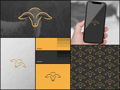 Sheepir Logo animals branding clean corporate branding design golden ratio graphic design grid illustration line logo logodesign minimal modern sheep simple ui vector