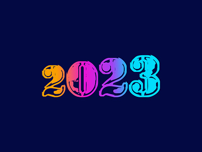 Happy New Year - 2023, Logo Designer 2023 3d animation brand branding business logo creative logo design graphic design happy new year illustration logo popular logo vector