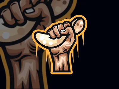 Chips Mascot logo branding chips chips app chips gaming logo chips hand chips logo chips logo design chips mascot chips mascot logo chips vector design illustration illustrator logo logo 3d logo design ui ux vector