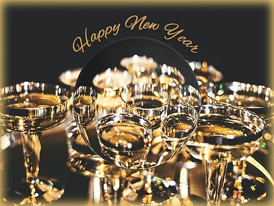 Happy New Year design graphic design illustration typography