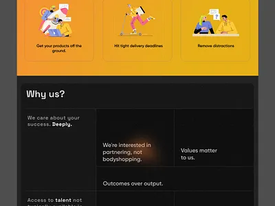 Dark SaaS Website UI (4/7) design figma ui